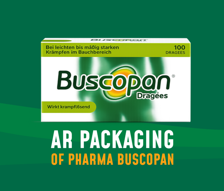 AR Packaging of pharma BUSCOPAN