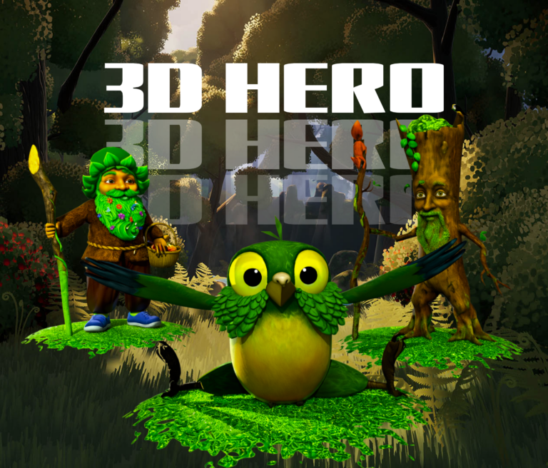 3D characters creation process